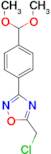 5-(chloromethyl)-3-[4-(dimethoxymethyl)phenyl]-1,2,4-oxadiazole