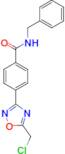 N-benzyl-4-[5-(chloromethyl)-1,2,4-oxadiazol-3-yl]benzamide