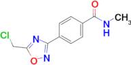 4-[5-(chloromethyl)-1,2,4-oxadiazol-3-yl]-N-methylbenzamide