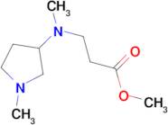 methyl 3-[methyl(1-methylpyrrolidin-3-yl)amino]propanoate