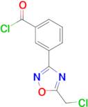 3-[5-(chloromethyl)-1,2,4-oxadiazol-3-yl]benzoyl chloride