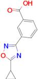 3-(5-cyclopropyl-1,2,4-oxadiazol-3-yl)benzoic acid