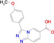 3-(4-methoxyphenyl)[1,2,4]triazolo[4,3-a]pyridine-6-carboxylic acid