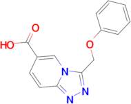 3-(phenoxymethyl)[1,2,4]triazolo[4,3-a]pyridine-6-carboxylic acid