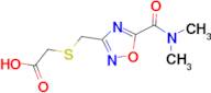 [({5-[(dimethylamino)carbonyl]-1,2,4-oxadiazol-3-yl}methyl)thio]acetic acid