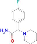 2-(4-fluorophenyl)-2-piperidin-1-ylacetamide