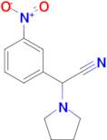 (3-nitrophenyl)(pyrrolidin-1-yl)acetonitrile