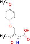 4-[(4-methoxyphenoxy)methyl]-5-methylisoxazole-3-carboxylic acid