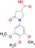 5-oxo-1-(3,4,5-trimethoxyphenyl)pyrrolidine-3-carboxylic acid