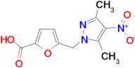 5-[(3,5-dimethyl-4-nitro-1H-pyrazol-1-yl)methyl]-2-furoic acid