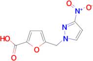 5-[(3-nitro-1H-pyrazol-1-yl)methyl]-2-furoic acid