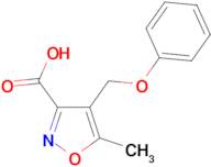 5-methyl-4-(phenoxymethyl)isoxazole-3-carboxylic acid