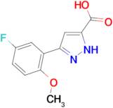 5-(5-fluoro-2-methoxyphenyl)-1H-pyrazole-3-carboxylic acid