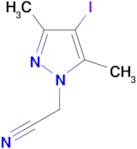 (4-iodo-3,5-dimethyl-1H-pyrazol-1-yl)acetonitrile