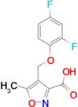 4-[(2,4-difluorophenoxy)methyl]-5-methylisoxazole-3-carboxylic acid