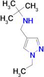 N-(tert-butyl)-N-[(1-ethyl-1H-pyrazol-4-yl)methyl]amine