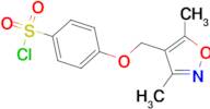 4-[(3,5-dimethylisoxazol-4-yl)methoxy]benzenesulfonyl chloride