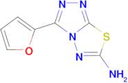 3-(2-furyl)[1,2,4]triazolo[3,4-b][1,3,4]thiadiazol-6-amine