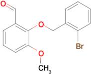 2-[(2-bromobenzyl)oxy]-3-methoxybenzaldehyde