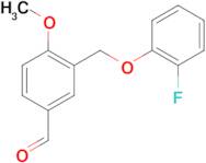 3-[(2-Fluorophenoxy)methyl]-4-methoxybenzaldehyde