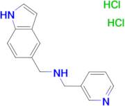 N-(1H-indol-5-ylmethyl)-N-(pyridin-3-ylmethyl)amine dihydrochloride