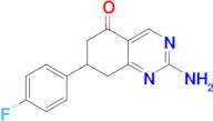 2-amino-7-(4-fluorophenyl)-7,8-dihydroquinazolin-5(6H)-one