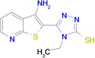 5-(3-aminothieno[2,3-b]pyridin-2-yl)-4-ethyl-4H-1,2,4-triazole-3-thiol