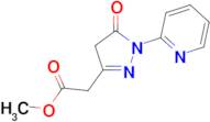 methyl (5-hydroxy-1-pyridin-2-yl-1H-pyrazol-3-yl)acetate