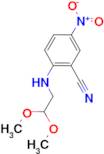 2-[(2,2-dimethoxyethyl)amino]-5-nitrobenzonitrile