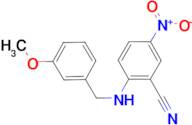 2-[(3-methoxybenzyl)amino]-5-nitrobenzonitrile