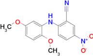 2-[(2,5-dimethoxyphenyl)amino]-5-nitrobenzonitrile