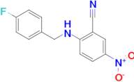 2-[(4-fluorobenzyl)amino]-5-nitrobenzonitrile