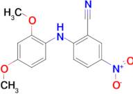 2-[(2,4-dimethoxyphenyl)amino]-5-nitrobenzonitrile