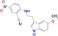 2-{[2-(5-methoxy-1H-indol-3-yl)ethyl]amino}-5-nitrobenzonitrile