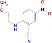 2-[(2-methoxyethyl)amino]-5-nitrobenzonitrile