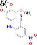 5-nitro-2-[(3,4,5-trimethoxyphenyl)amino]benzonitrile