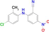 2-[(4-chloro-2-methylphenyl)amino]-5-nitrobenzonitrile