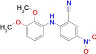 2-[(2,3-dimethoxyphenyl)amino]-5-nitrobenzonitrile