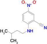 2-[(3-methylbutyl)amino]-5-nitrobenzonitrile