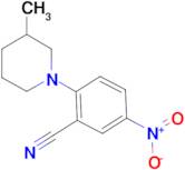 2-(3-methylpiperidin-1-yl)-5-nitrobenzonitrile