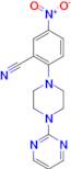 5-nitro-2-(4-pyrimidin-2-ylpiperazin-1-yl)benzonitrile