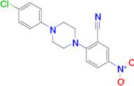 2-[4-(4-chlorophenyl)piperazin-1-yl]-5-nitrobenzonitrile