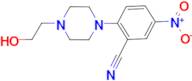 2-[4-(2-hydroxyethyl)piperazin-1-yl]-5-nitrobenzonitrile