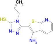 4-allyl-5-(3-aminothieno[2,3-b]pyridin-2-yl)-4H-1,2,4-triazole-3-thiol