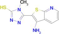 5-(3-aminothieno[2,3-b]pyridin-2-yl)-4-methyl-4H-1,2,4-triazole-3-thiol