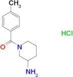 1-(4-methylbenzoyl)piperidin-3-amine hydrochloride