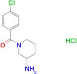 1-(4-chlorobenzoyl)piperidin-3-amine hydrochloride