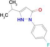 1-(4-fluorophenyl)-3-isopropyl-1H-pyrazol-5-ol