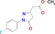 methyl [1-(4-fluorophenyl)-5-hydroxy-1H-pyrazol-3-yl]acetate