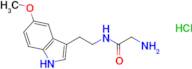 2-amino-N-[2-(5-methoxy-1H-indol-3-yl)ethyl]acetamide hydrochloride